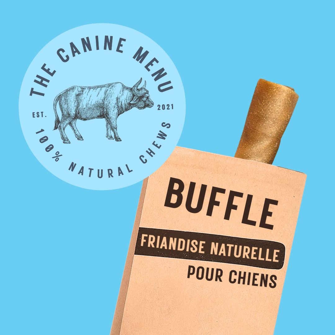 Friandises au buffle à mâcher (25 unités)